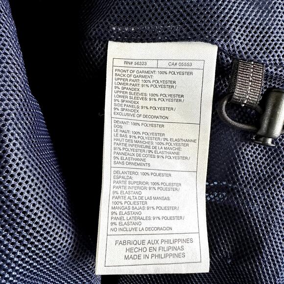 Vintage Nike Track Jacket Full Zip Windbreaker Y2K 90s Gray Tag Mesh Blue Small - Picture 4 of 7